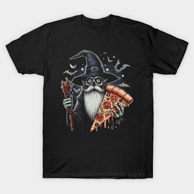 Pizza Wizard //\\// Vintage King Gizzard T-Shirt by Trendsdk